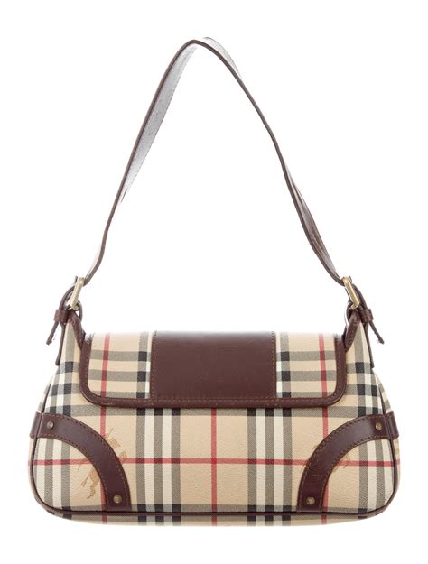 burberry check and leather bag|burberry check shoulder bag.